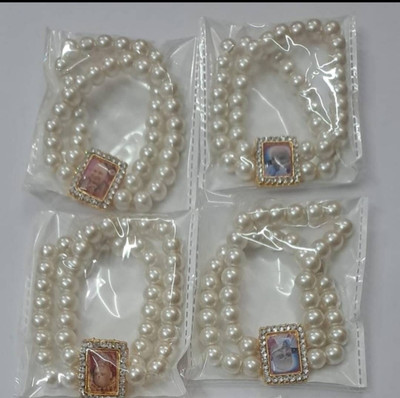GURU JI CREATION Metal, Stone, Plastic Bracelet Set(Pack of 4)