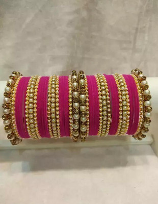 ZADLAXAR Metal Zircon Bangle Set