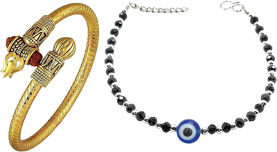 White Chimes Brass, Alloy Gold-plated Bracelet(Pack of 4)