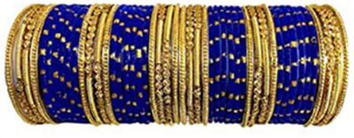 SAWARIYA Glass Beads Bangle Set(Pack of 48)