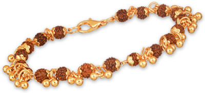 Japam Rudraksha Gold-plated Bracelet