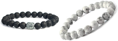 Malas Collection Stone, Crystal Bracelet Set(Pack of 2)