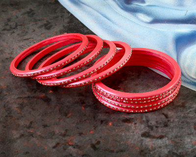 DUAA FASHIONS Lac Bangle Set(Pack of 8)