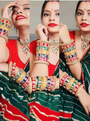 tanishka traders Alloy Diamond Silver Coated Chudas(Pack of 2)