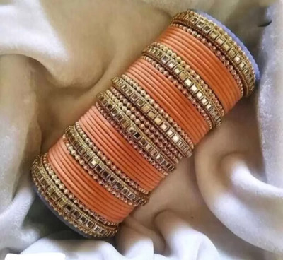 Rajwadi Metal, Alloy Bangle Set(Pack of 42)