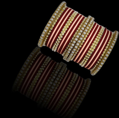 RENOY Metal Bangle Set(Pack of 2)