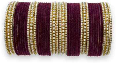 priya kangan Alloy Beads Enamel Bangle Set(Pack of 10)
