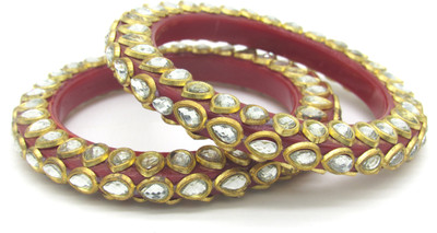 SHREE MAULI CREATION Plastic Gold-plated Bangle Set(Pack of 2)