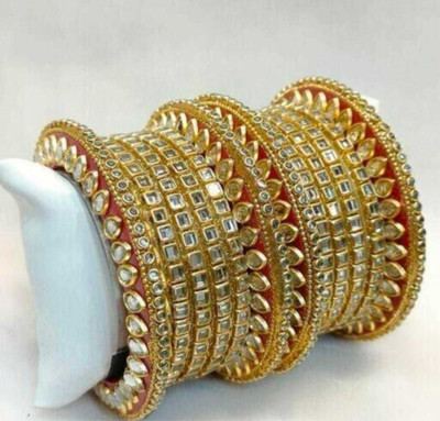 Mitwa Plastic Zircon Bangle Set(Pack of 14)