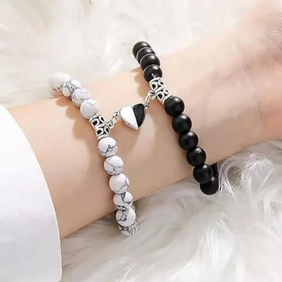 JS Enterprises Stone Crystal Bracelet Set(Pack of 2)