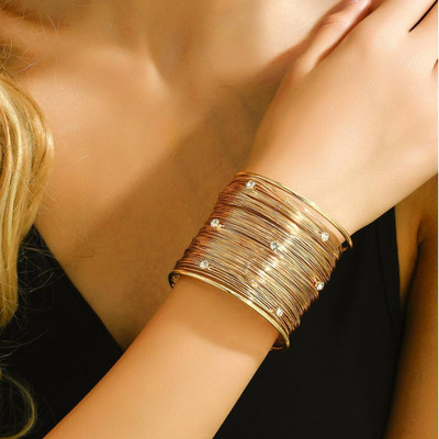 Heer Collection Stainless Steel Gold-plated Kada