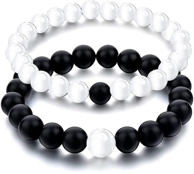 DIVINE SOUVENIRS Crystal Beads Bracelet Set(Pack of 2)