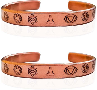 Reshamm Copper Copper Kada(Pack of 2)