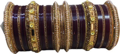 R SAURABH Plastic Cubic Zirconia Chudas(Pack of 2)