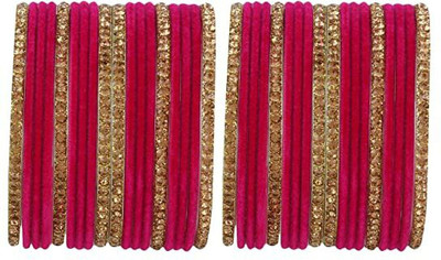 DONERIA Metal Zircon Bangle Set(Pack of 36)