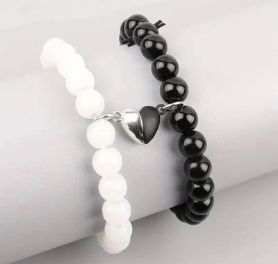 KRISHMAYATOZ Crystal Crystal Silver Coated Bracelet Set(Pack of 2)