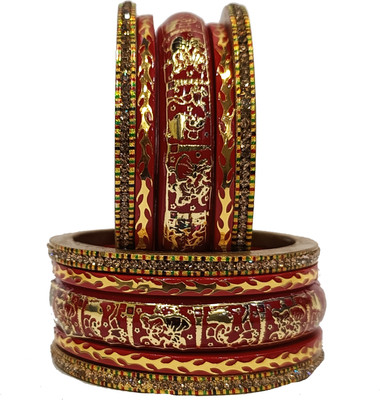 Lahthi Wala Lac Bracelet Set(Pack of 10)