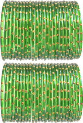 ZUMKA Glass Bangle Set(Pack of 10)