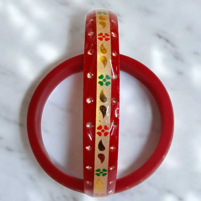 Sajmahal cosmetics Plastic Bangle(Pack of 2)