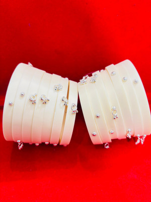 Marwadi collections Shell Bangle Set(Pack of 2)