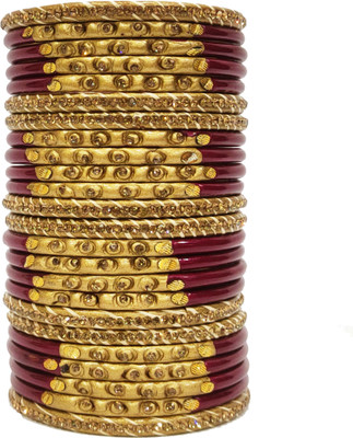 Lahthi Wala Lac Bangle Set(Pack of 10)