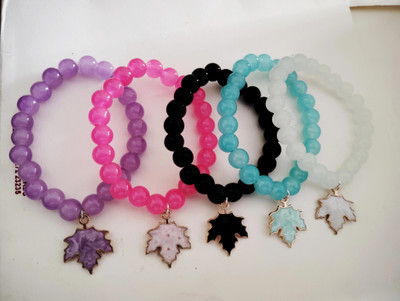 SBSONSCREATION Alloy Beads Bracelet Set(Pack of 5)