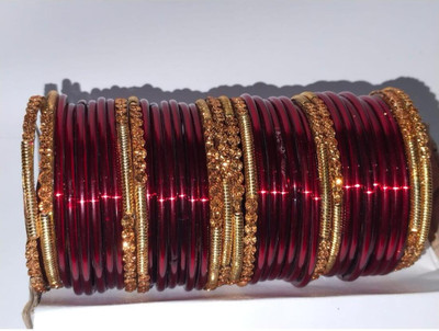 DURGANSH Glass Bangle(Pack of 10)