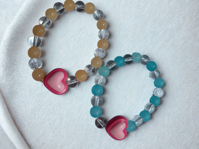 ElegantVibes Glass Bracelet Set(Pack of 4)