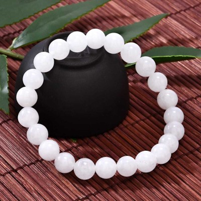 KI&KA Creation Rubber Beads, Pearl Bracelet