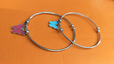 HerTrends Alloy Bangle Set(Pack of 2)