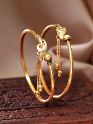Rubans Elements Alloy Gold-plated Bracelet Set(Pack of 2)