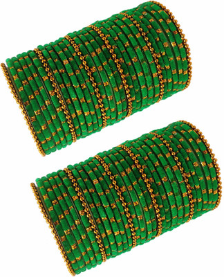 DURGANSH Glass Bangle Set(Pack of 10)