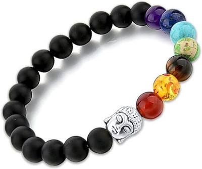VIBESLE Crystal, 7 Chakra Beads Charm Bracelet