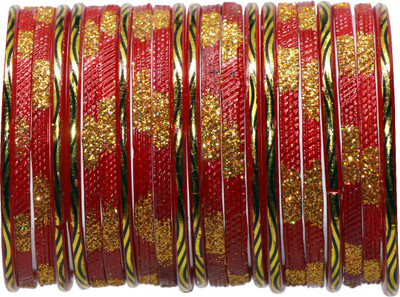 RADHA MOHAN EMPIRE Glass Bangle Set(Pack of 24)