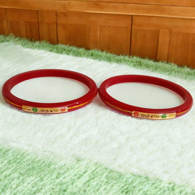 Sajmahal cosmetics Plastic Bangle(Pack of 2)