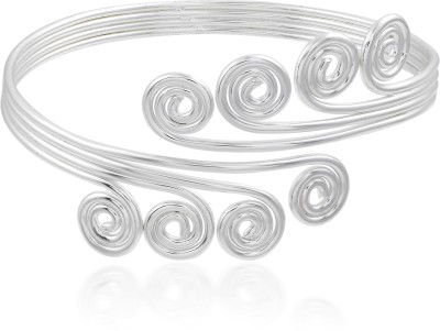 Dzinetrendz Brass Silver Armlet