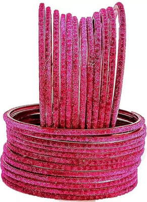 RADHA MOHAN EMPIRE Fabric, Glass Bangle Set(Pack of 24)