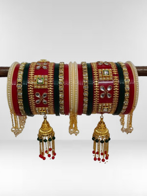 AYSHA CREATION Metal Bangle Set