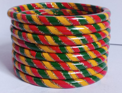 Lahti wala lac Lac Bangle(Pack of 8)