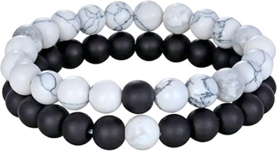 DIVINE SOUVENIRS Stone Agate Bracelet Set(Pack of 2)