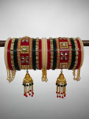 AYSHA CREATION Metal Bangle Set