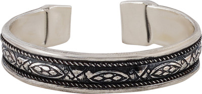 Teejh Alloy Silver Coated Cuff