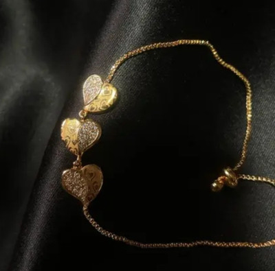 ehvara Stainless Steel Gold-plated Armlet Set