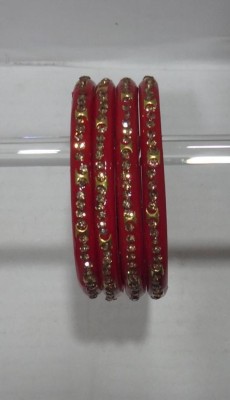 Rudra Glass Diamond Kada(Pack of 4)