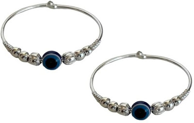 salvusappsolutions Alloy Silver Kada(Pack of 2)