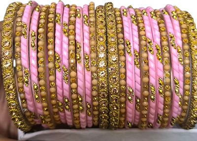 shayna enteprises Stone Bangle Set(Pack of 12)