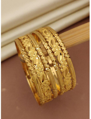 VFA Alloy Gold-plated Bangle Set(Pack of 2)