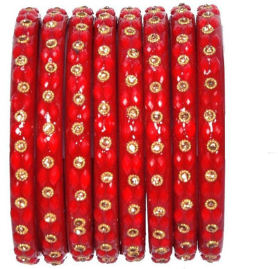 OJHA Glass Zircon Kada(Pack of 8)