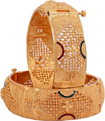 SHIV FASHION Alloy Gold-plated Bangle(Pack of 2)