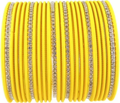 DONERIA Metal Zircon Bangle Set(Pack of 26)